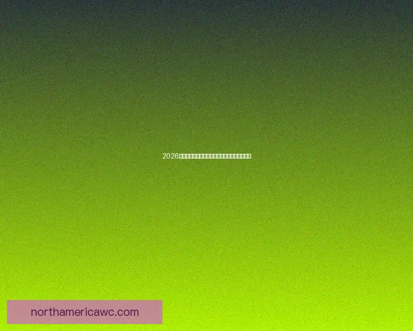 2026世界杯决赛精彩对决即将上演全球球迷热切期待 2026世界杯决赛精彩对决即将上演全球球迷热切期待