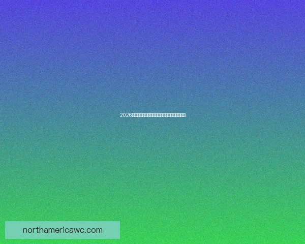 2026世界杯决赛精彩对决即将上演全球球迷热切期待 2026世界杯决赛精彩对决即将上演全球球迷热切期待